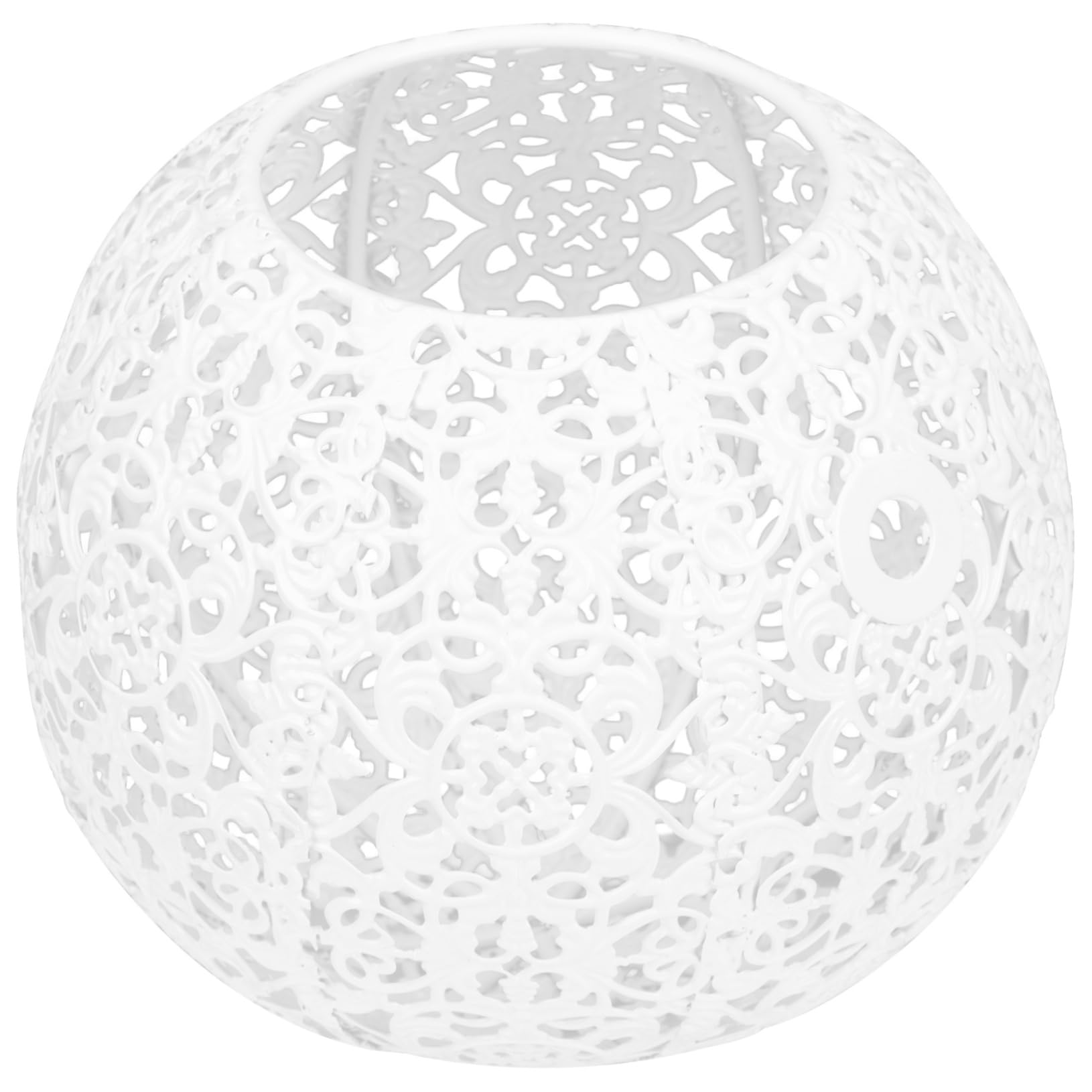 UPKOCH Metal Ball Lampshade for DIY Table Lamps Chic Decorative Light Cover Hollow Iron Design for Artistic Household Lighting