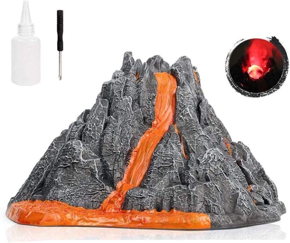 Erupting Volcano Model Toys Volcano Science Kit Learning Resources Realistic Dinosaur for Kids 3-5(Volcano)