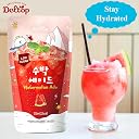 Deltop Korean Fruit Ade, Pack of 3, 230ml | Ready to Drink | Low Sugar Summer Fruit Juice | Premium Cocktail & Mocktail Mixer | 22kcal | Made in Korea (Watermelon Ade) gallery image