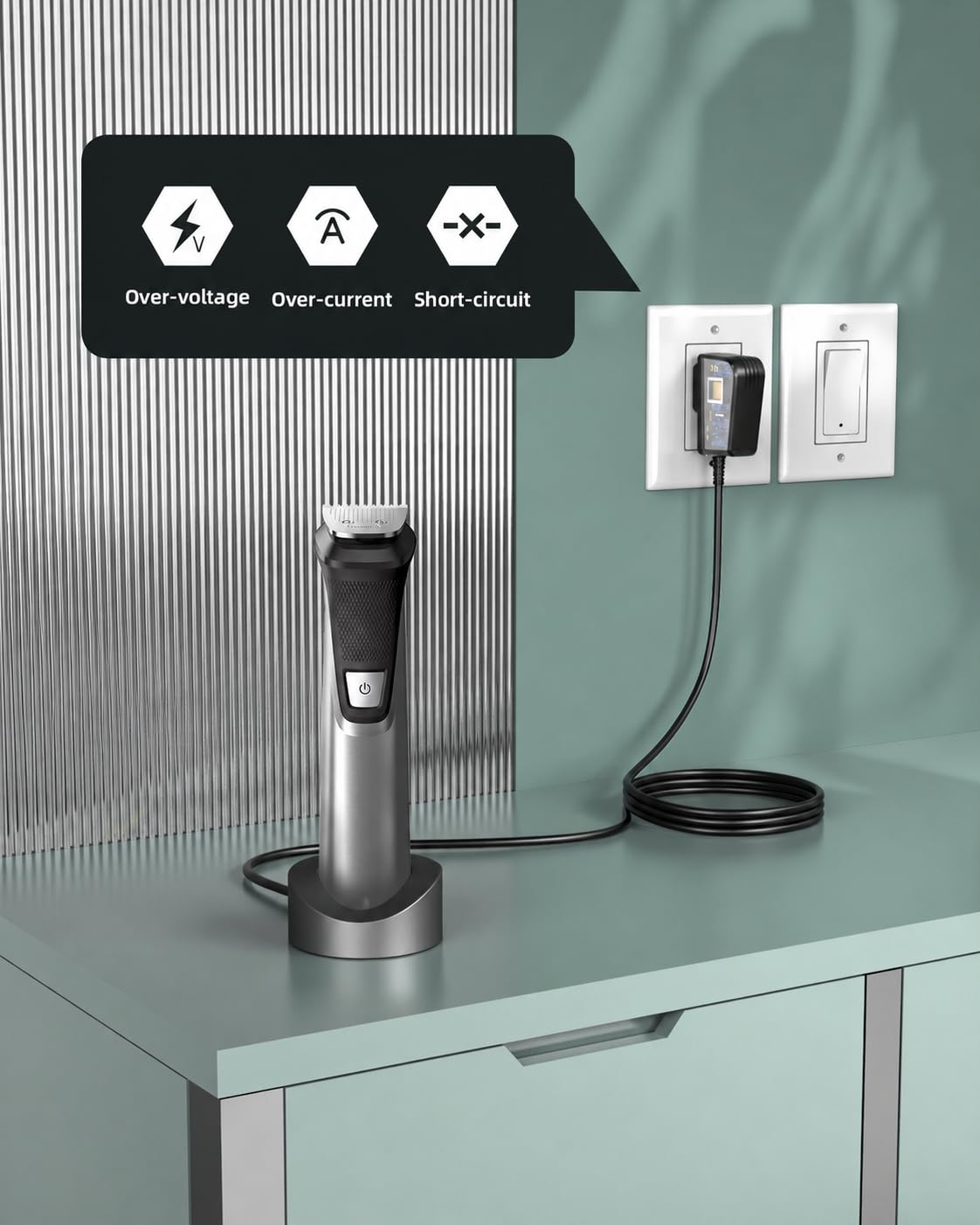 Superer 15V Charger for Philips Norelco Shavers -5