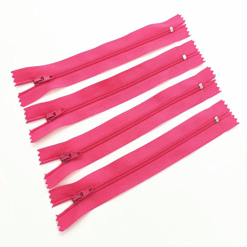 100 pièces 3# (7,5-60 cm) 3-24 Pouces Fermetures à glissière en Nylon - 20 Couleurs pour projets de Couture et Fournitures d'artisanat