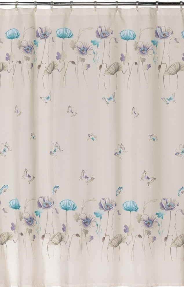 Creative Bath Products Inc. Garden Gate Collection Shower Curtain, Lilac