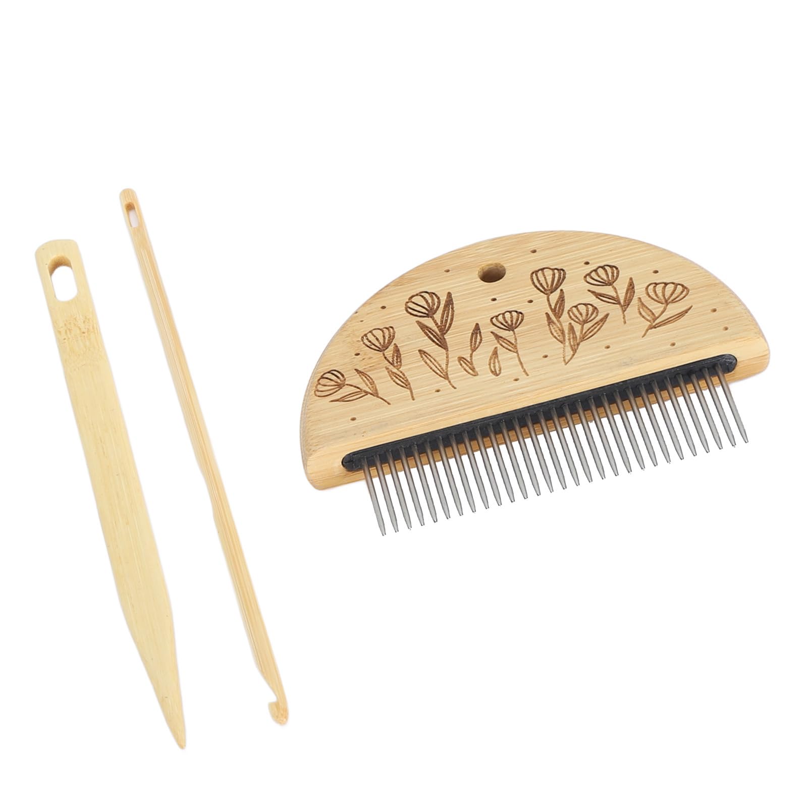 Airshi Loom Comb Set, Finely Crafted, Lightweight, Portable, Durable Weaving Comb, Elegant for DIY (Type 3), Airshituehzkwfcy-13