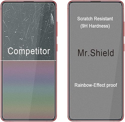 Miniatura 6 de Mr.Shield [Paquete de 3] Diseñado para Samsung Galaxy Note 10 Lite [vidrio templado] [Vidrio japonés con dureza 9H] Protector de pantalla con