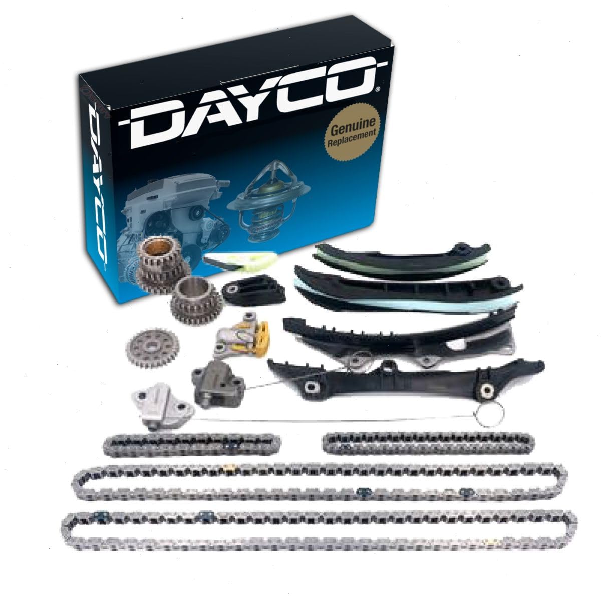 Dayco Engine Timing Chain Kit compatible with Jeep Grand Cherokee 3.6L V6 2011-2022