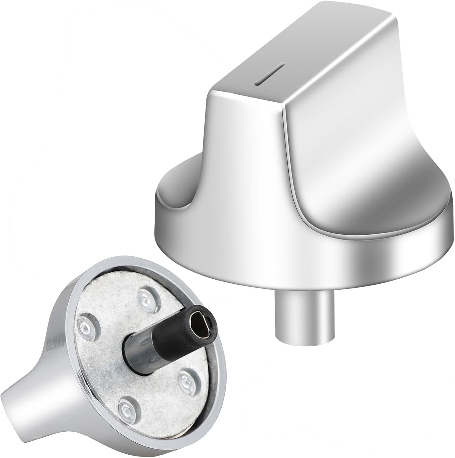 W11517334 for Whirlpool Stove knobs Replacements Upgraded 4 Pack, Compatible with Whirlpool Gas Range, Replaces W10850033 W11122869 WEG745H0FS1,WEG515S0FS0