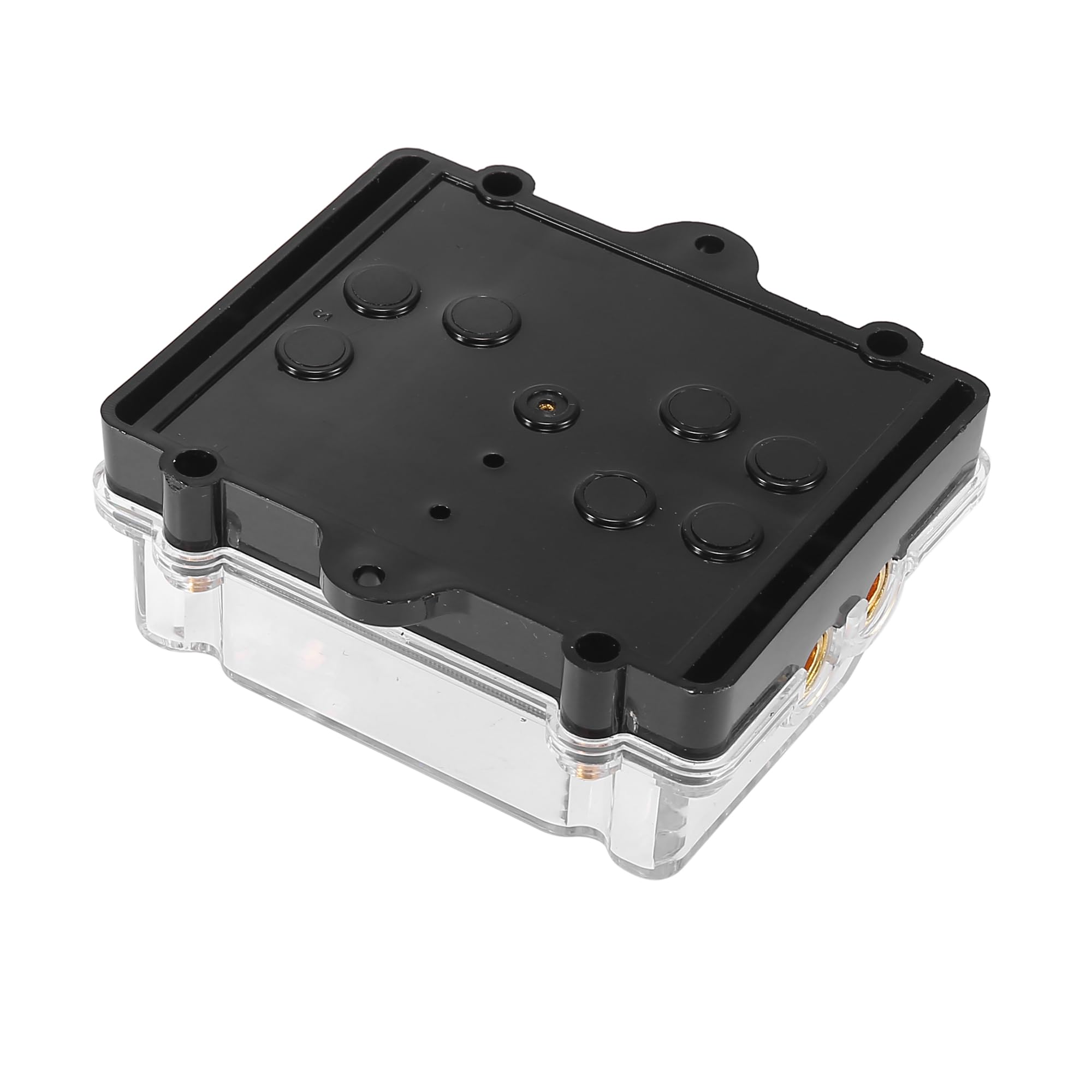 X AUTOHAUX Portafusibles ANL con pantalla LED digital estéreo para coche, con 2 bloques de distribución de fusibles