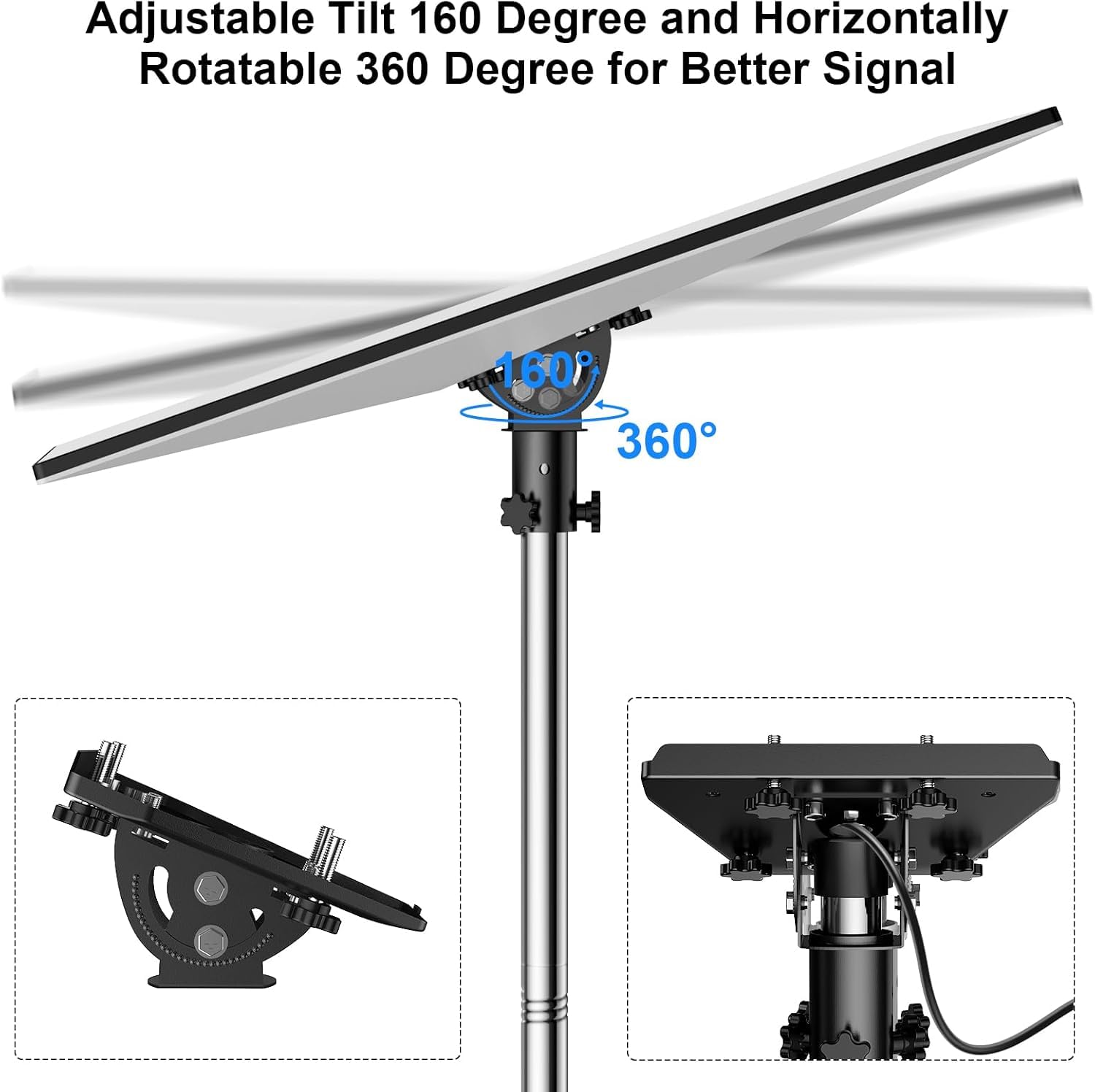Support trépied Gen 3 avec hauteur réglable (jusqu'à 119,4 cm)