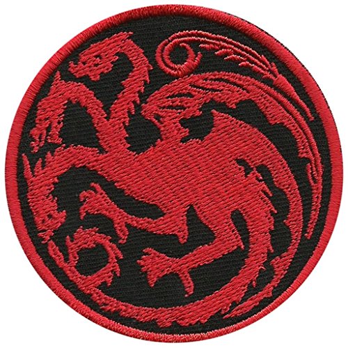 Targaryen Dragon - Game of Thrones EMBROIDERED PATCH Badge Sew On 3" - Shipped From USA