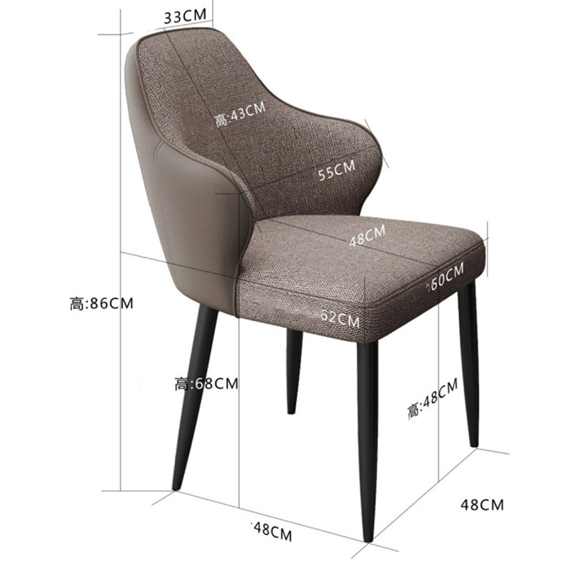 イームズ　ダイニングチェア Amazon｜[NHYGDY] ダイニングチェア イームズチェア カラー1 NO1*3