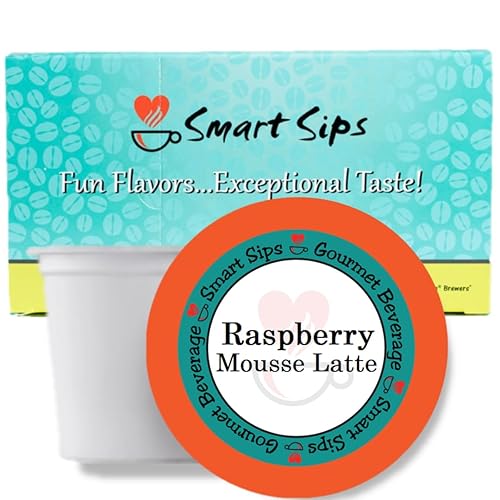 Vista 39 de Smart Sips, Black Forest Cake Latte Cápsulas Gourmet Latte Para máquinas Keurig K-cup 24 unidades Rico y sabroso