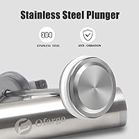 Vista 3 de Ofargo Inyector de carne, 3 agujas para ahumar carnes, carne de res, pavo; jeringa inyectora de adobo de 2 onzas; manual de usuario incluido