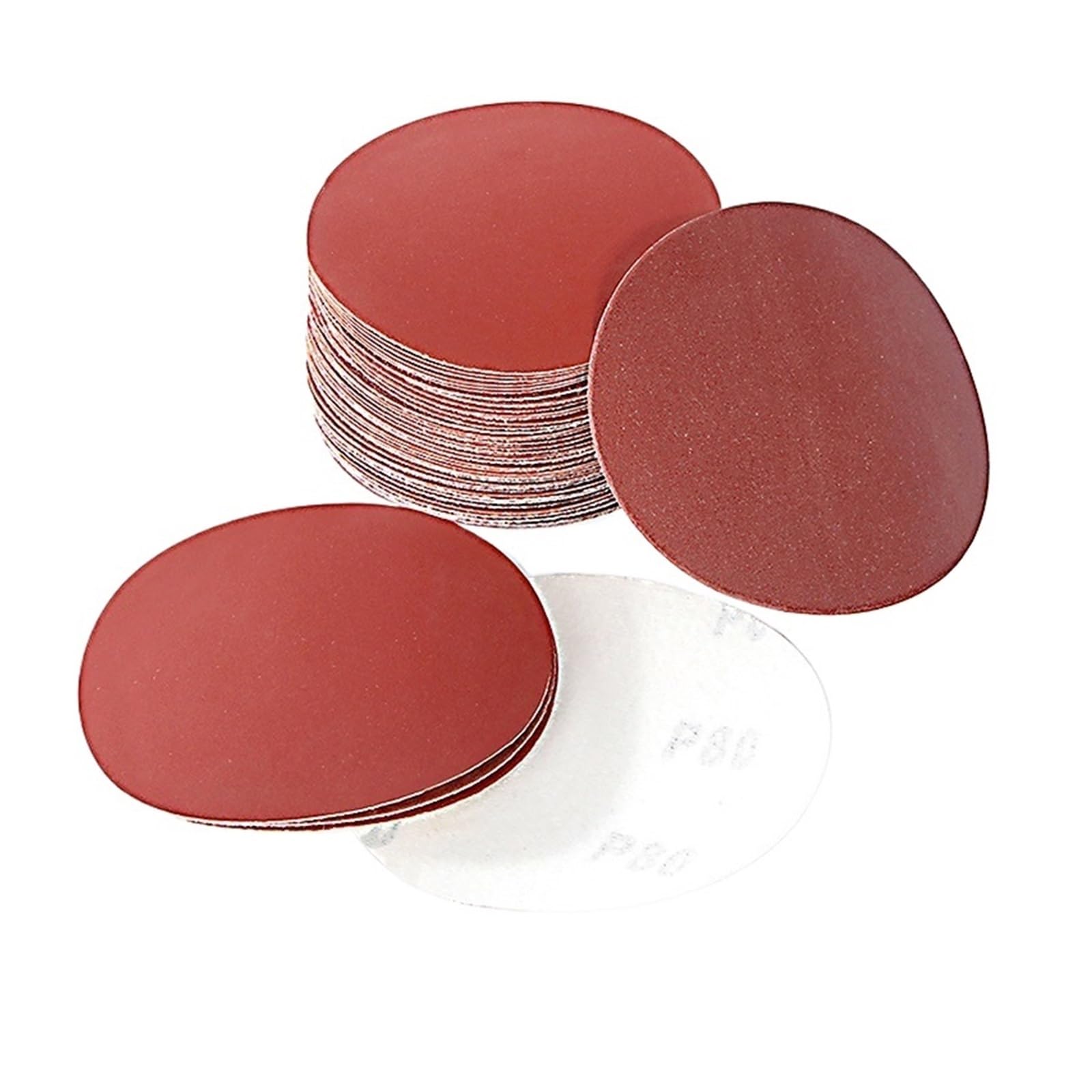 Set carta abrasiva 3-7 pollici, misure miste, grana 40-2000 | Dischi abrasivi in ossido di alluminio da 100-180 mm per legno, lucidatura metallo e finitura(20pcs,150 Grit,7inch 180mm)