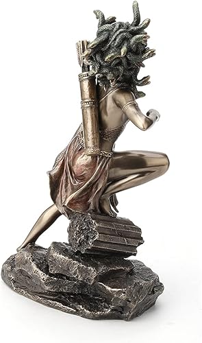 Miniatura 5 de Veronese Design 8 1/2 pulgadas de alto Cazadora Bipedal Medusa Arco y Flecha Arco y Flecha Estatua de Dioses Griegos Decoración del Hogar