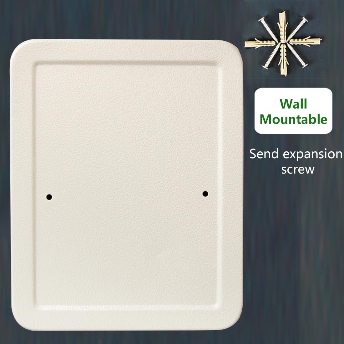 Armadietto Appendichiavi in Acciaio Serratura A Combinazione Cassetta Chiavi Muro Beige con Gancio E Cartellino per Azienda Rivenditori di Barche Ufficio,32 Bit
