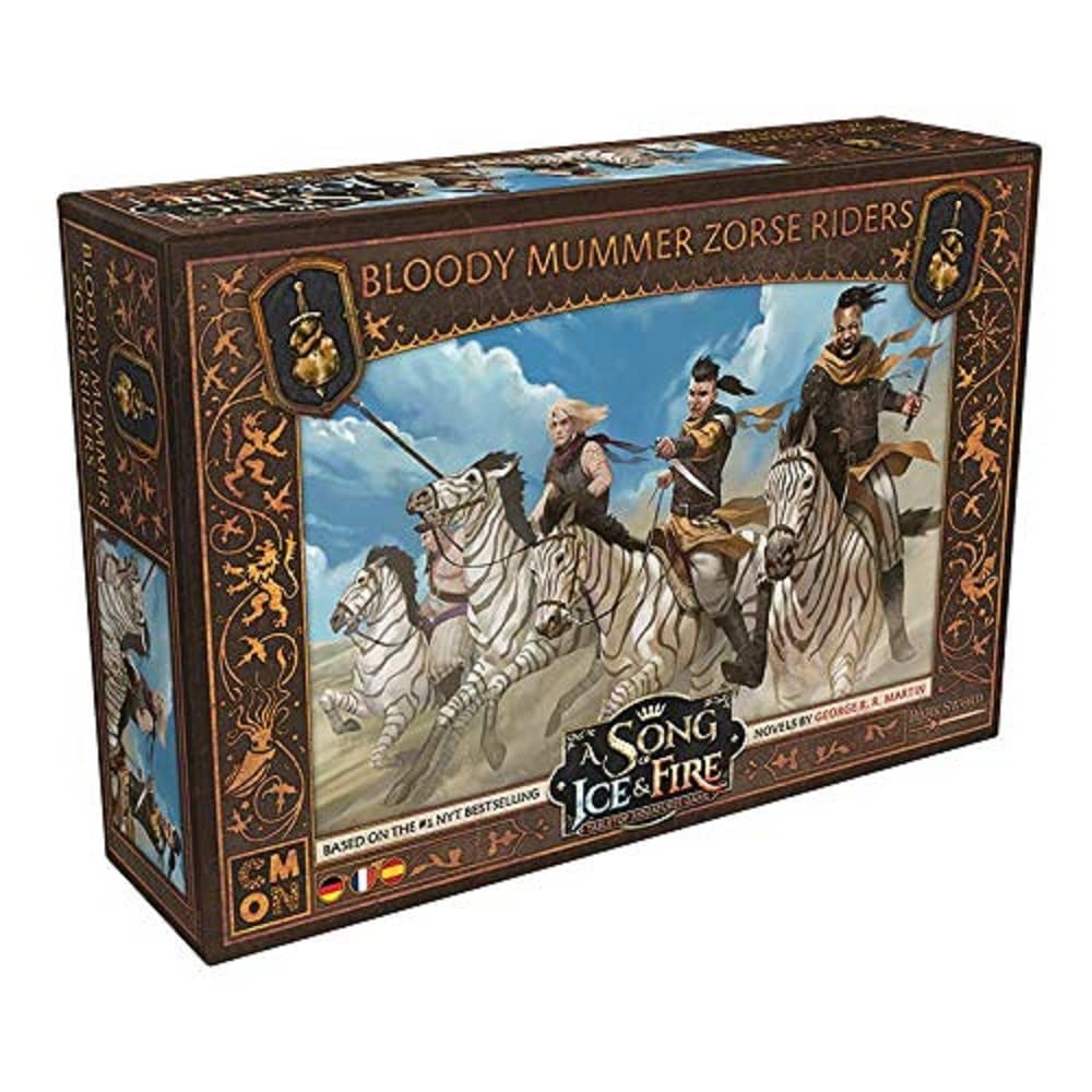 Asmodee | CMON | A Song of Ice & Fire  Zorse Riders of the Bloody Mummers | Expansion | Tabletop | 2 Players | From 14+ Years | 45+ Minutes | German | Multilingual