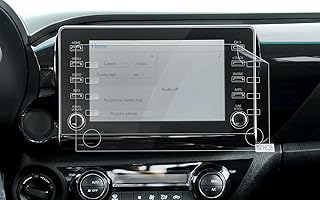 BSTW Suitable for 2021-2025 Toyota Hilux VIII (AN120/AN130) Navigation Protective Film, 8 Inch Multimedia Display Nano Plastic Screen Protector 6H Scratch-Resistant, Toyota Hilux Accessories [Pack of