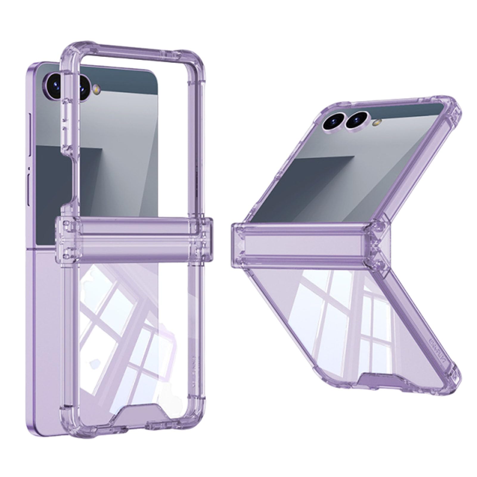 Coque fine pour Samsung Galaxy Z Flip 7 transparente en terrasse et bureau