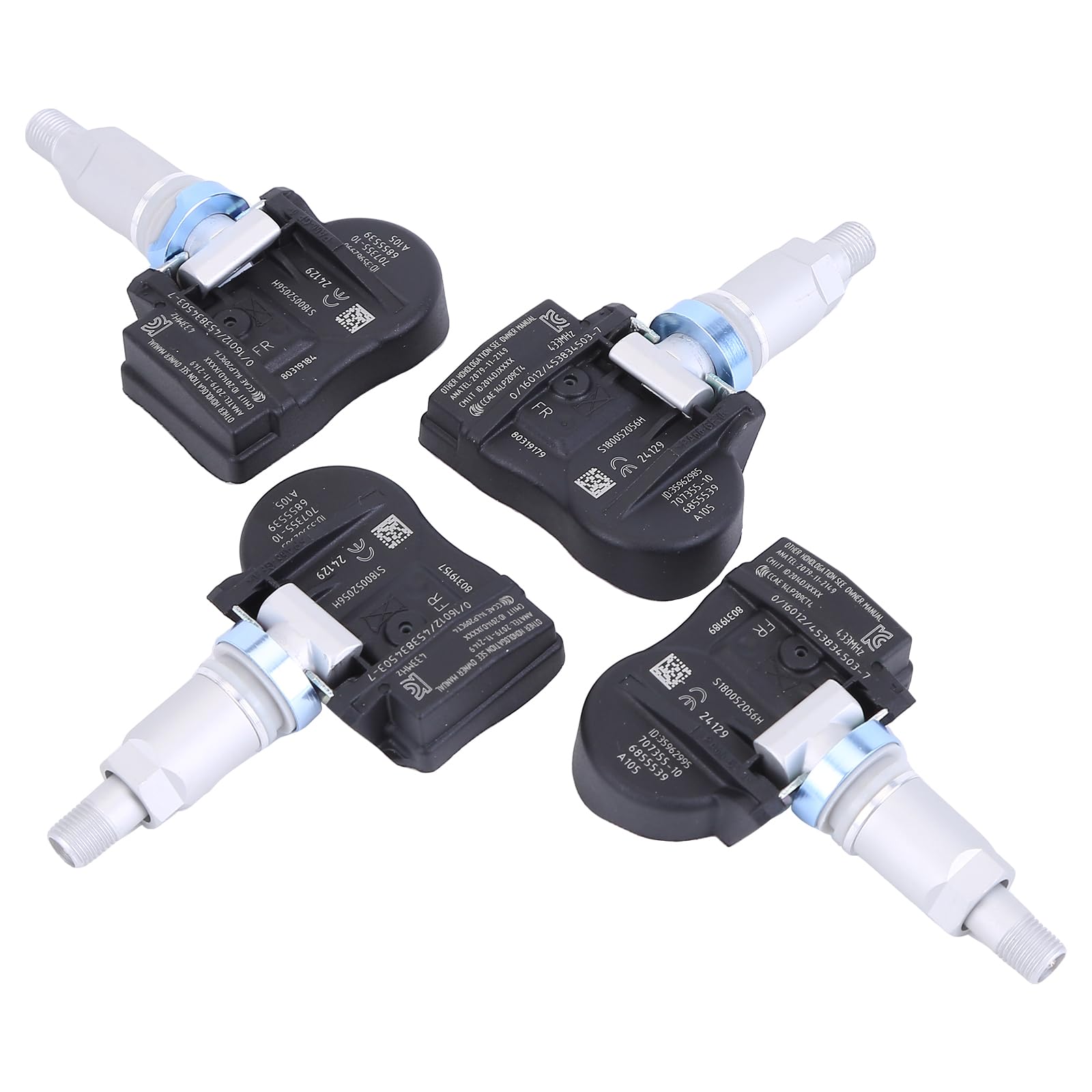 Czujnik ciśnienia w oponach, system kontroli ciśnienia w oponach, czujnik TPMS 6855539, 36106881890, 36106856209, kompatybilny z 1 F20 F21, 2 F22 F23 F45 F46
