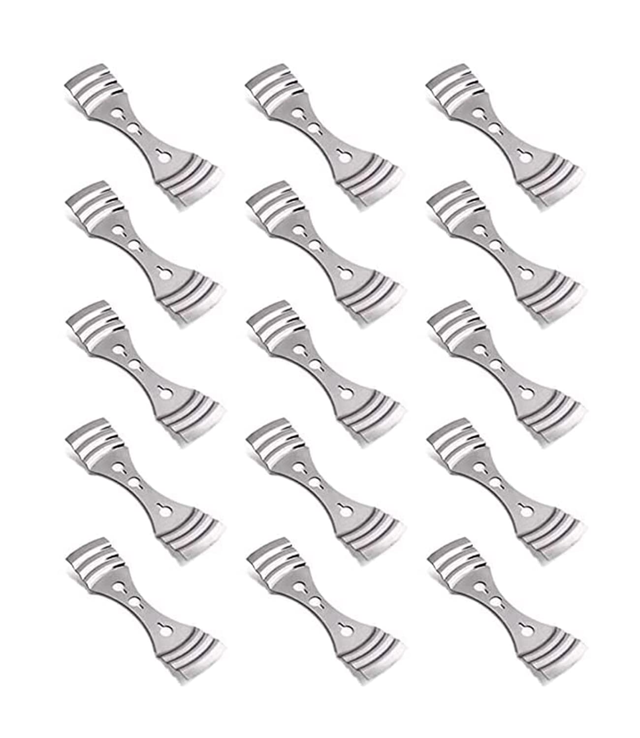 Kit Stoppini Per Candele Fai Da Te - 15 Pezzi - Acciaio Inox - Supporto A 3 Fori - Per Cera Di Soia E Paraffina - Foto 7