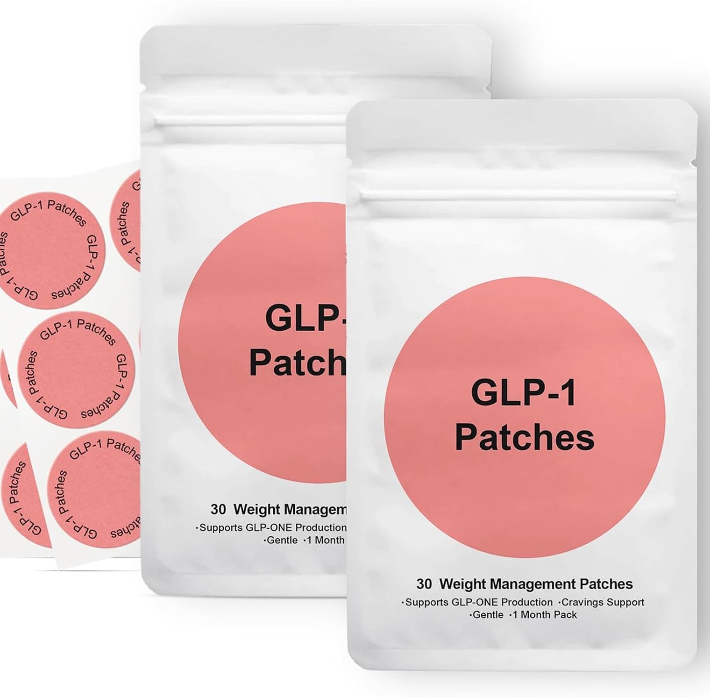GLP-1 Patches for Women and Men- 2 Pack,60 Patches