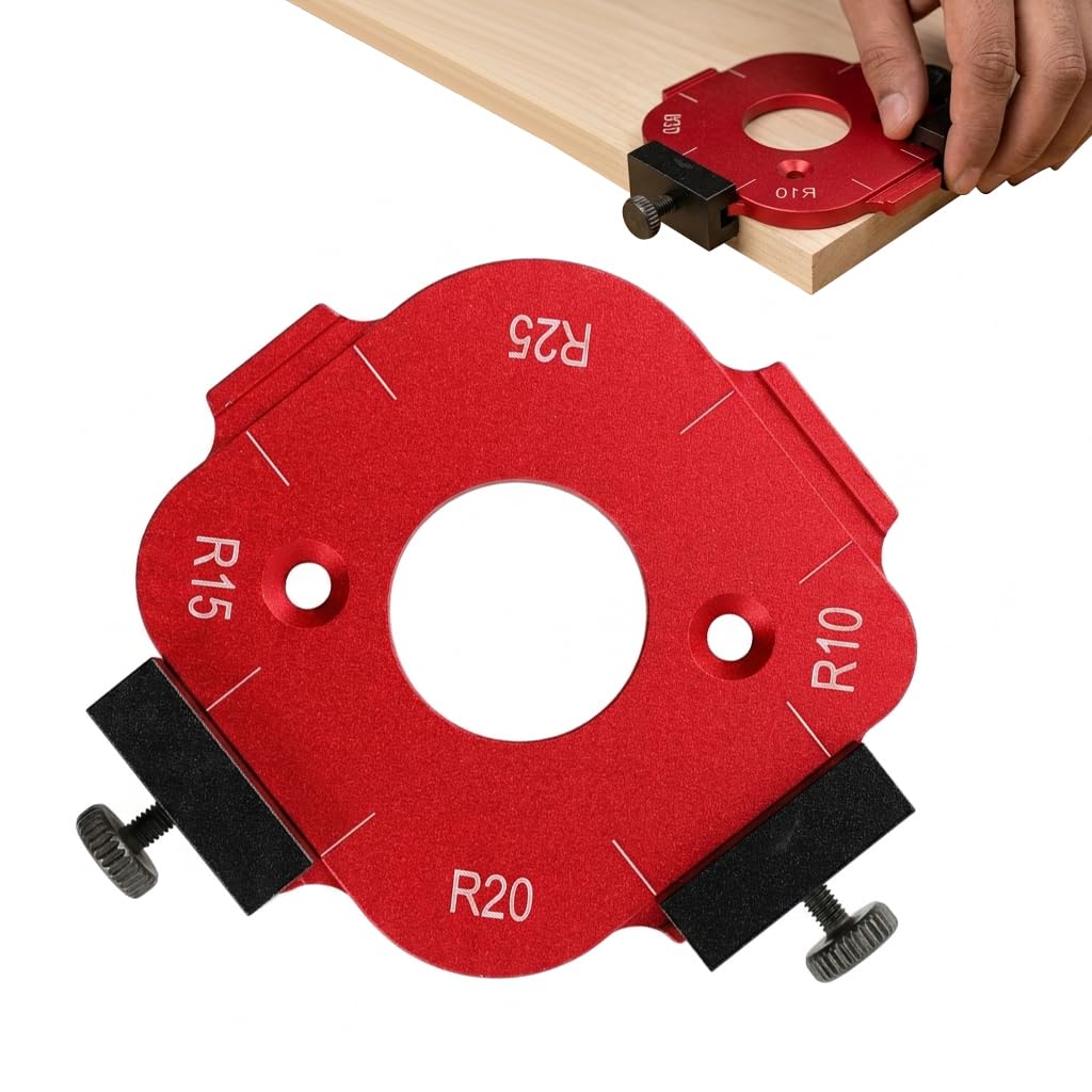 Serplex Router Jig - Multi-Radius Corner Guide -1