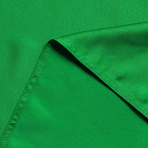 Image of Obstal 210GSM Rectangle Green Table Cloth, Christmas Decorations Waterproof Tablecloth, Table Cover Protector for Holiday Party Use (Green,60 x 102 Inch)