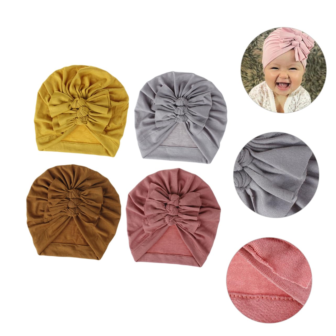 Babymütze Sommermützen Für Babys Netter Hut Hüte Neugeborenes Kleinkind Kapuzenhandtuch Kindermützen Hatset Lässige Mütze Baumwollmütze Material Aus Baumwolle