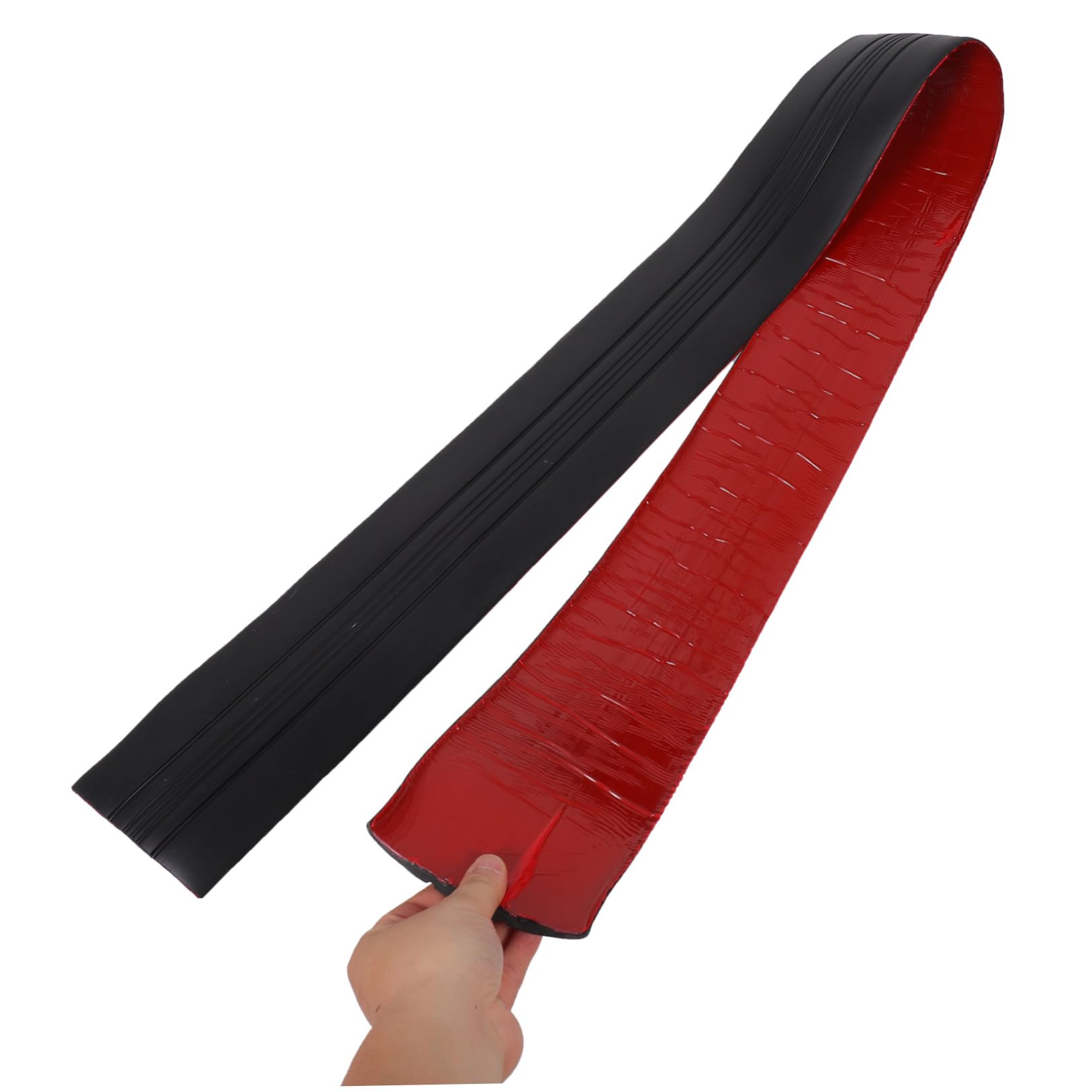IMIKEYA Protezione Chiglia Autoadesiva per Barca DIY 2m Nera PVC Gomma
