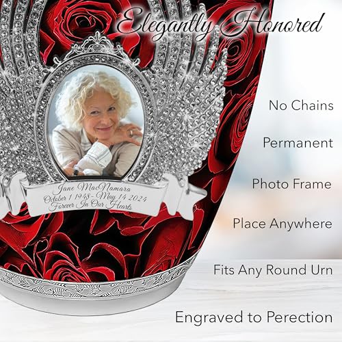 Image of Rose Cremation Urns for Human Ashes Adult Female Decorative Urns for Ashes