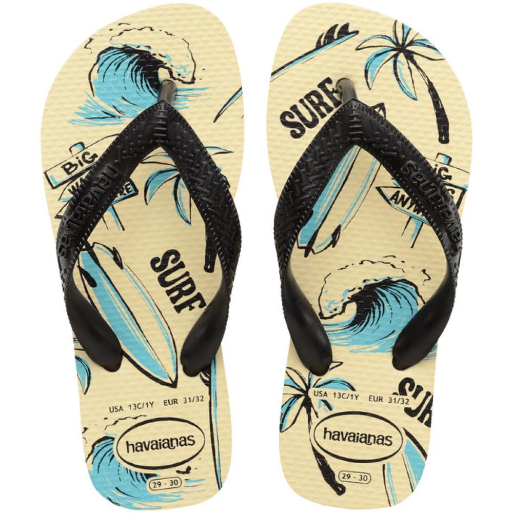 Havaianas Kids Athletic Boys FlipFlop Buttercream 9/9.5 UK Child