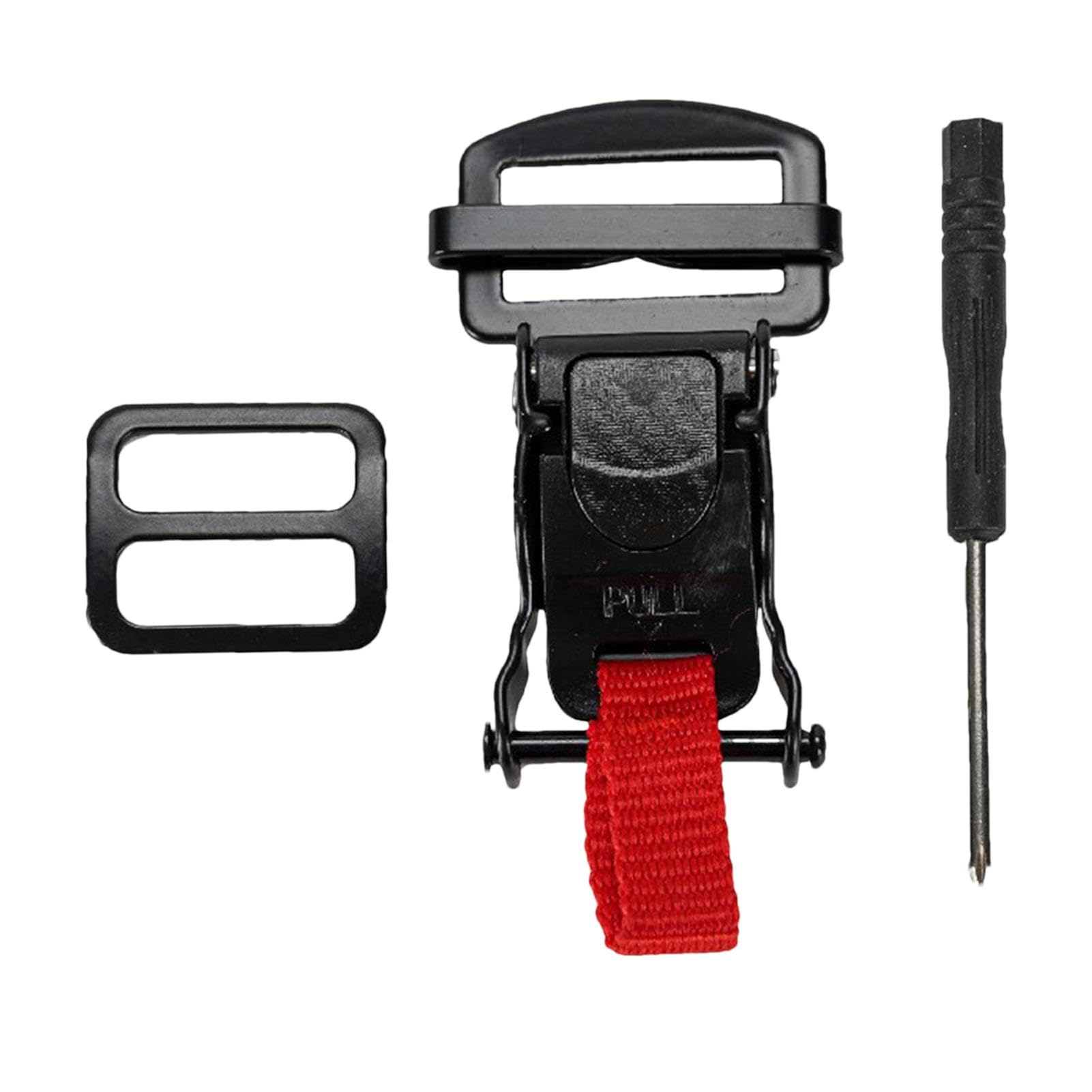 Kit fibbia a sgancio rapido per caschi da moto, per caschi sicuri con clip a sgancio rapido a doppia D | Fibbia a sgancio rapido veloce, per caschi da moto da indossare ogni giorno