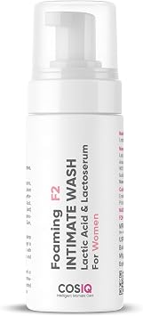 Cos-IQ Brightening Intimate Wash for Women, 100ml | Hygiene Wash with Lactic Acid & Lactoserum | Vaginal Wash, Prevents Itching, Irritation & Dryness, Suitable for All Skin Types