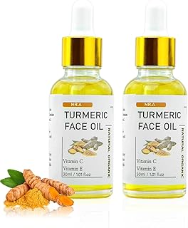 MR.A 2Pack Turmeric Oil, Turmeric oil with Vitamin C for Face Body, Great for
