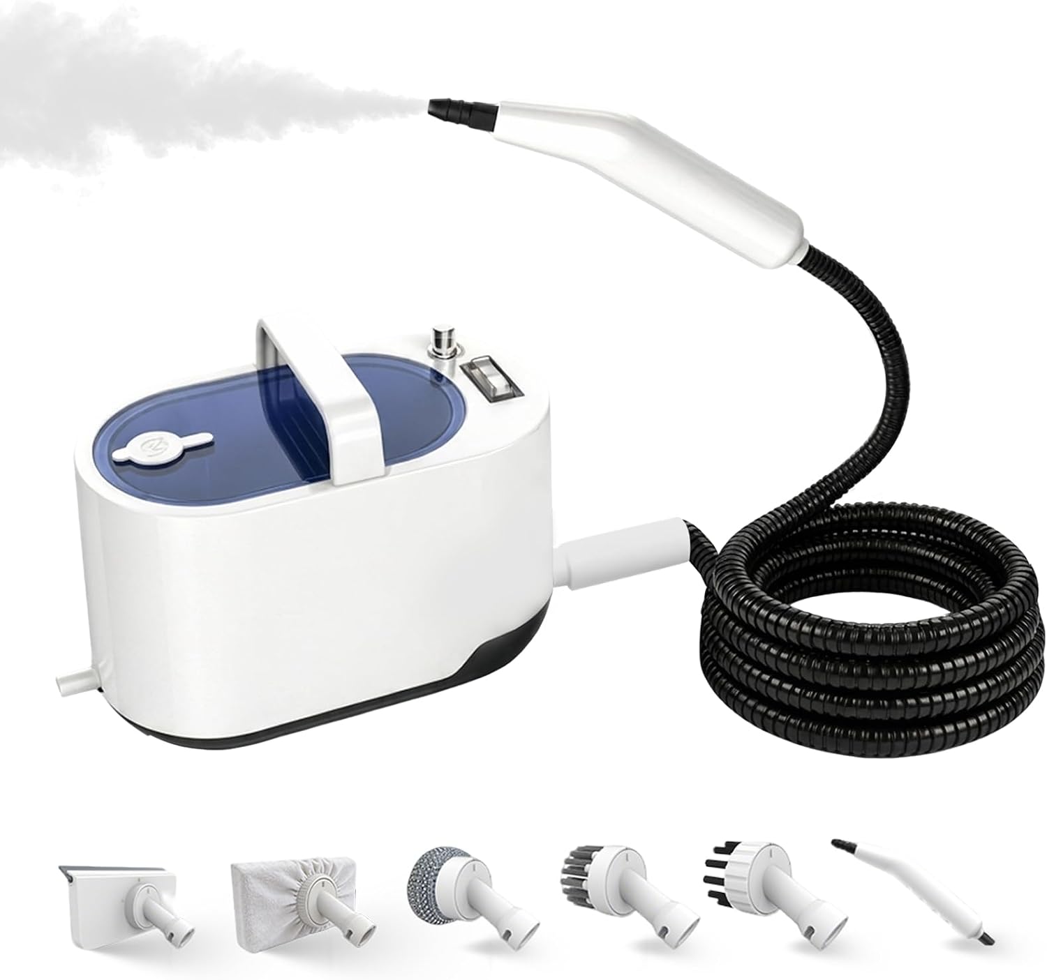 Handheld Steam Cleaner, 15s Fast Handheld Heating Steamer for Cleaning Stepless adjustment High Pressure Steam Cleaner for Home & Kitchen, Grease, Grout, Tile,Floor,Couch and Car