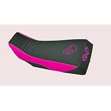HCC Racing ATV seat Cover Compatible with Yamaha Banshee 350 Twin Shocker Black Gripper & Pink SEAT Cover