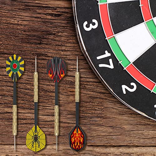 Foto von SacJkt Dartpfeile, Dartpfeile Metallspitze, Steeldarts Profi, Universelle Dart-Stiele und Dart-Flights Kit, Dart Pfeile Assorted Dart Zubehör Wurfbeschlag Splitterfest (12 Stück,15.2 cm)