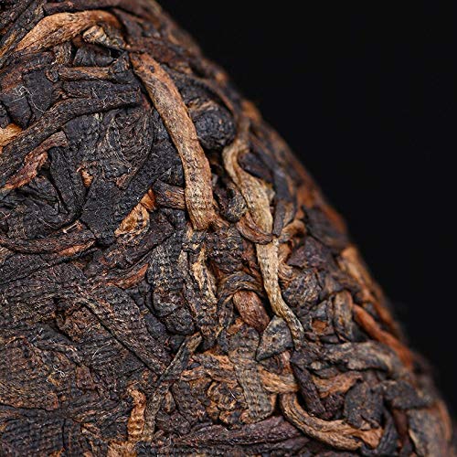 Fullchea - Haiwan 2019 Shu Puerh Tea - Menghai Pu Erh Tea Loose Leaf - Ripe Pu-Erh Aged Black Tea - Calming Tea - 14.11Oz / 400G #TOP3
