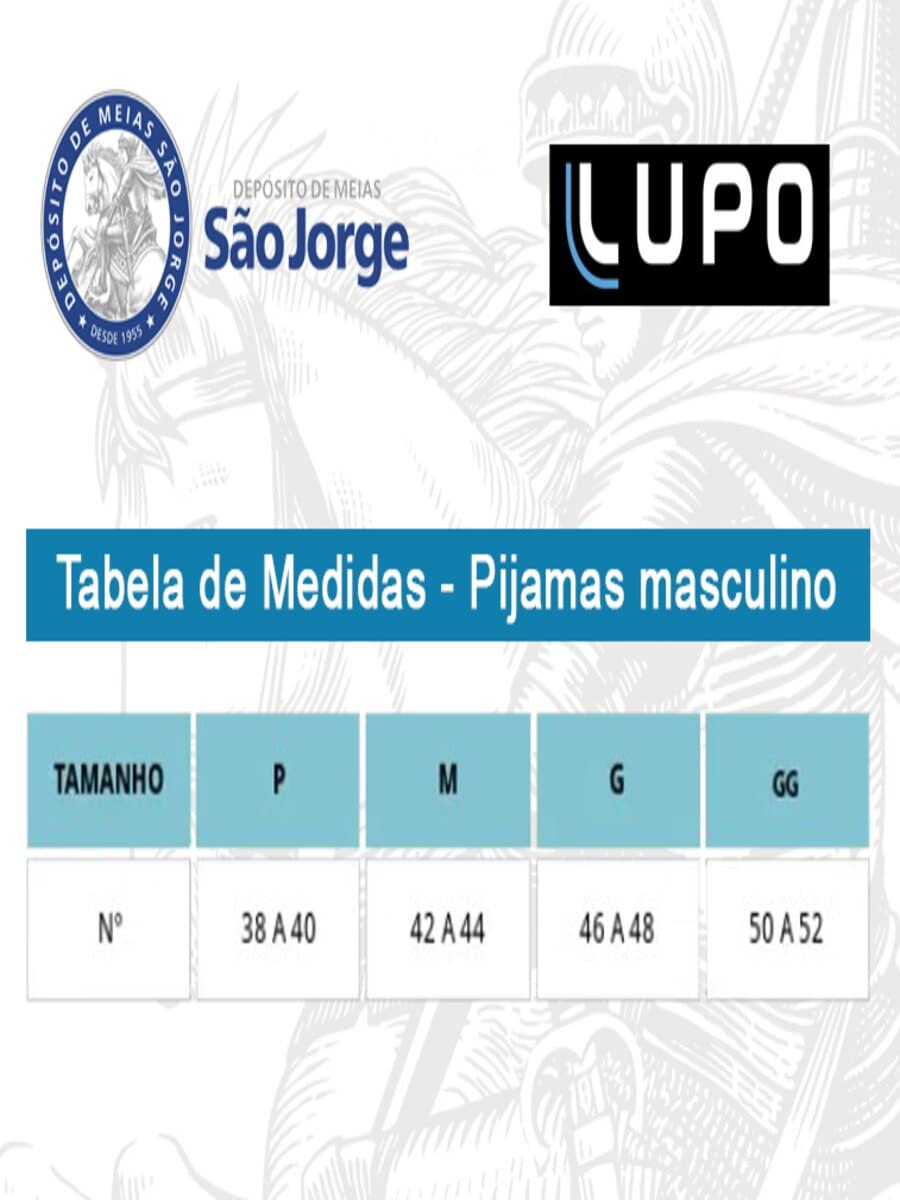 Conjunto de pijama AM Curto LupoMasculino em promoção! Veja a oferta e mais achadinhos de Moda íntima 4 Hoje é o melhor dia para comprar Conjunto de pijama AM Curto LupoMasculino com aquele preço maroto! Promoção! Aproveite a oferta! 4