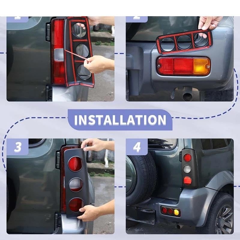 Feu arrière pour Suzuki Jimny 2007-2017 avec carcasse de protection type B