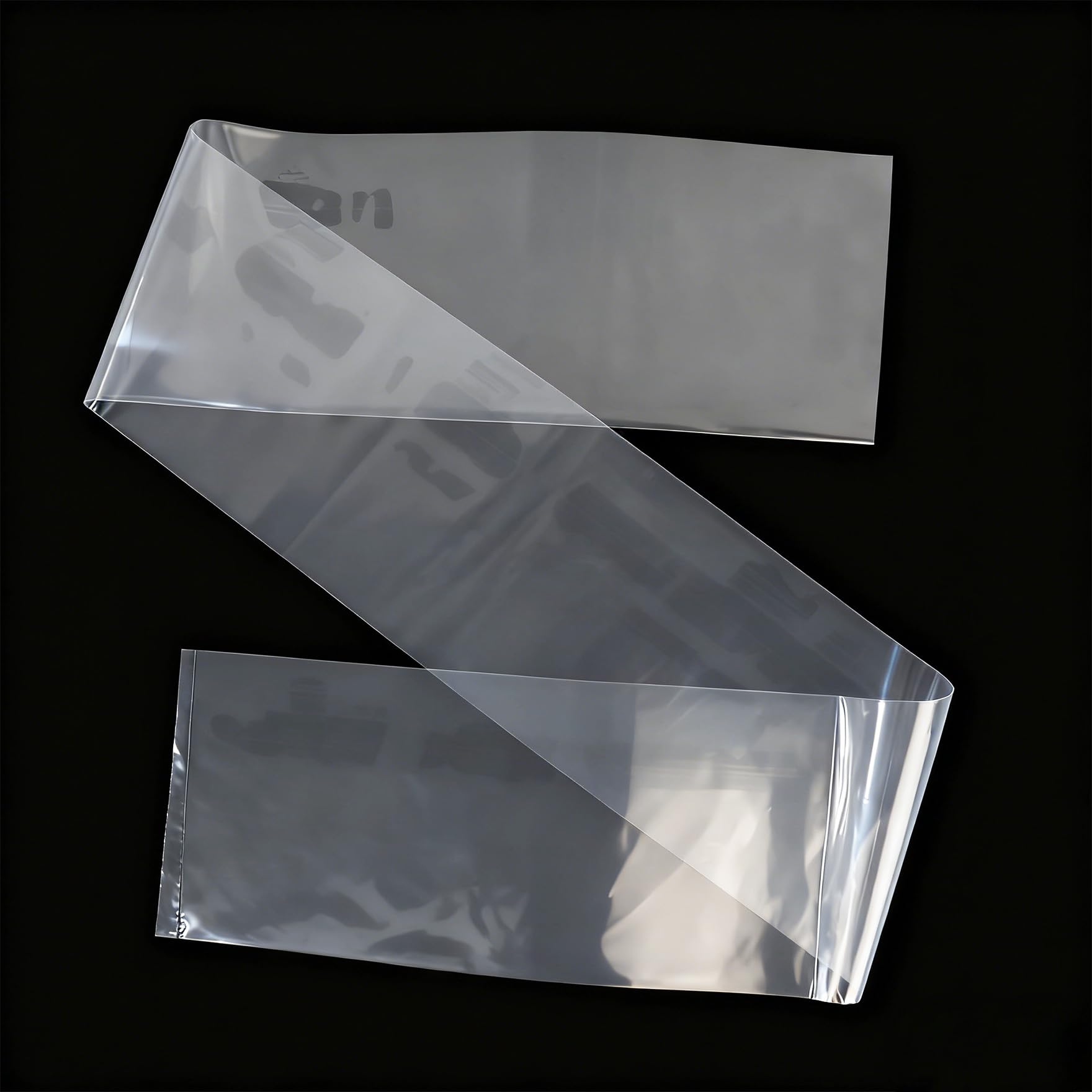Amazon.com: Klmnop Long Sleeve Poly Bags 6x51 Inch 60 Pack, 2 Mil