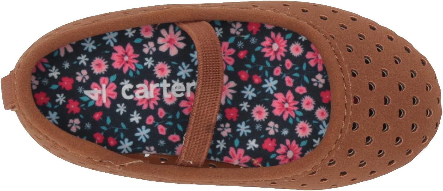 Carter's Toddler and Little Kid Girls Easton Ballet Flat, Brown