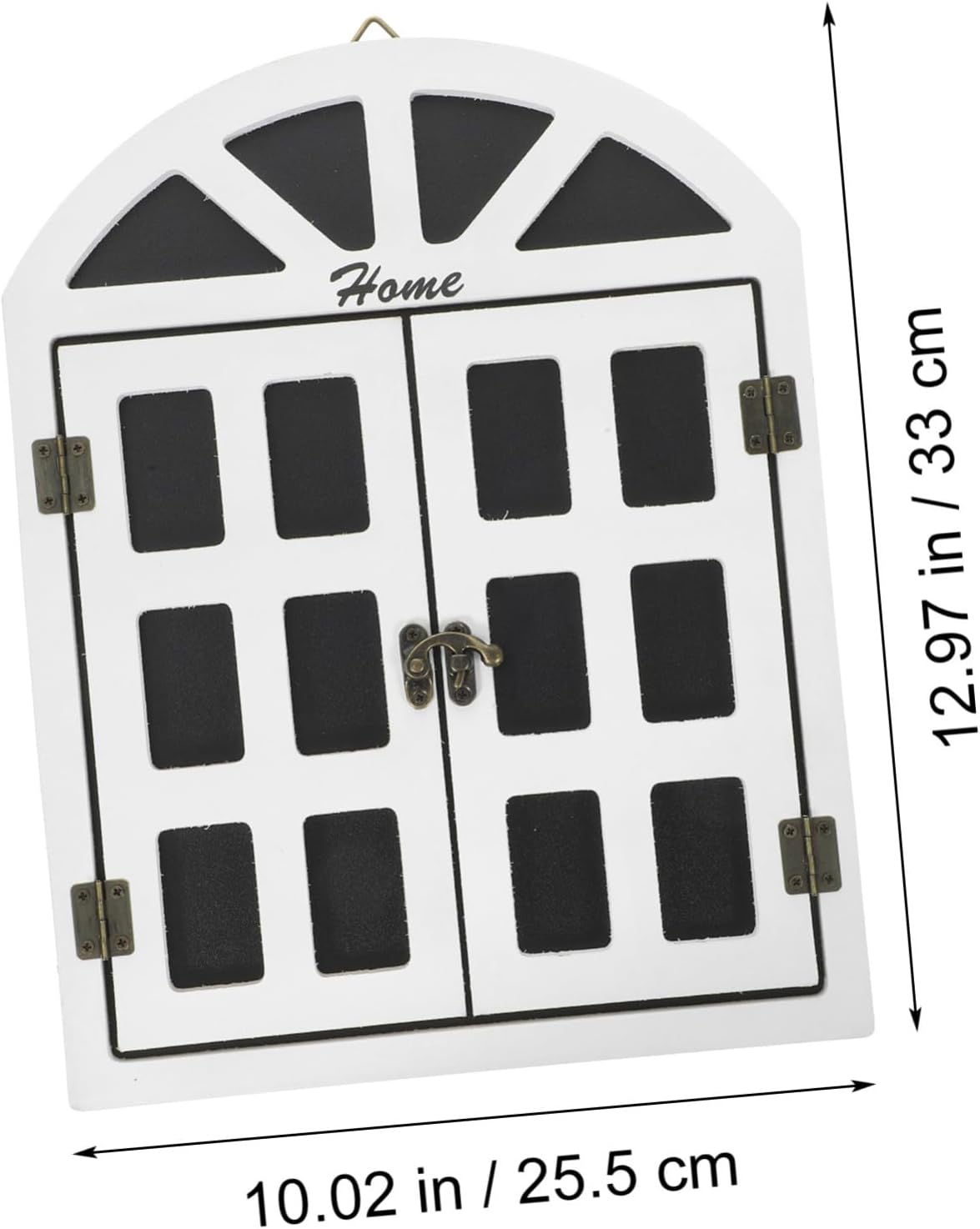 Wooden Message Board Decorative Window Chalkboard Large Wall Hanging Erasable Chalkboard Ideal for Restaurant/Shop Decor
