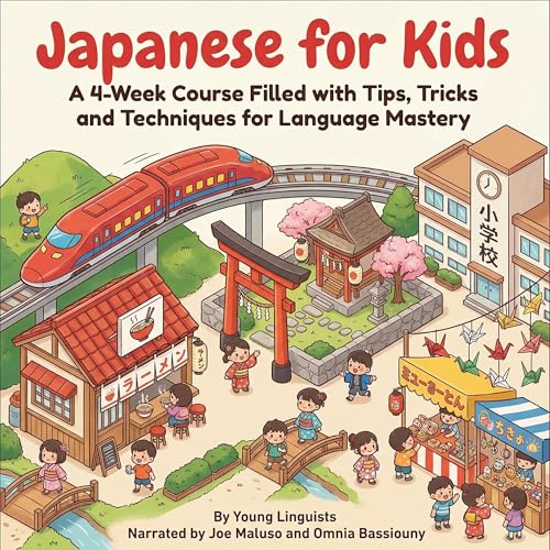 Japanese for Kids Audiolibro Por Young Linguists arte de portada