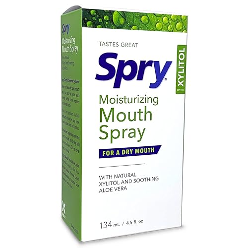 Miniatura 2 de Spry Natural Xylitol Spray hidratante bucal seco, detén el mal aliento, aumenta la producción de saliva, sin OMG, sin gluten, cuidado bucal sobre la