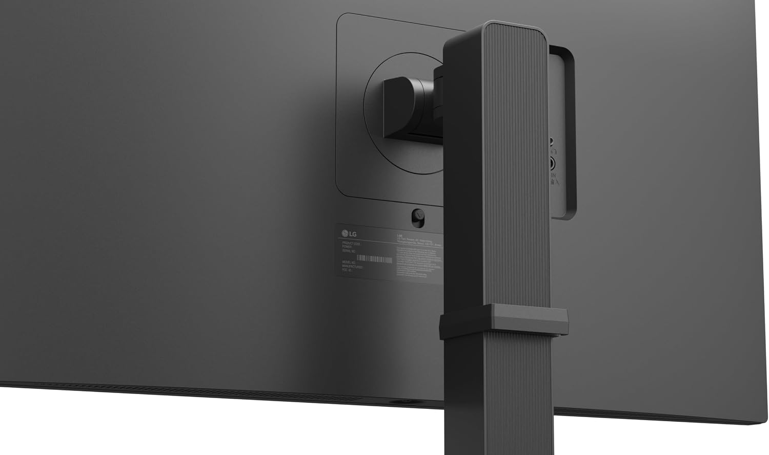 LG 4K monitor stand