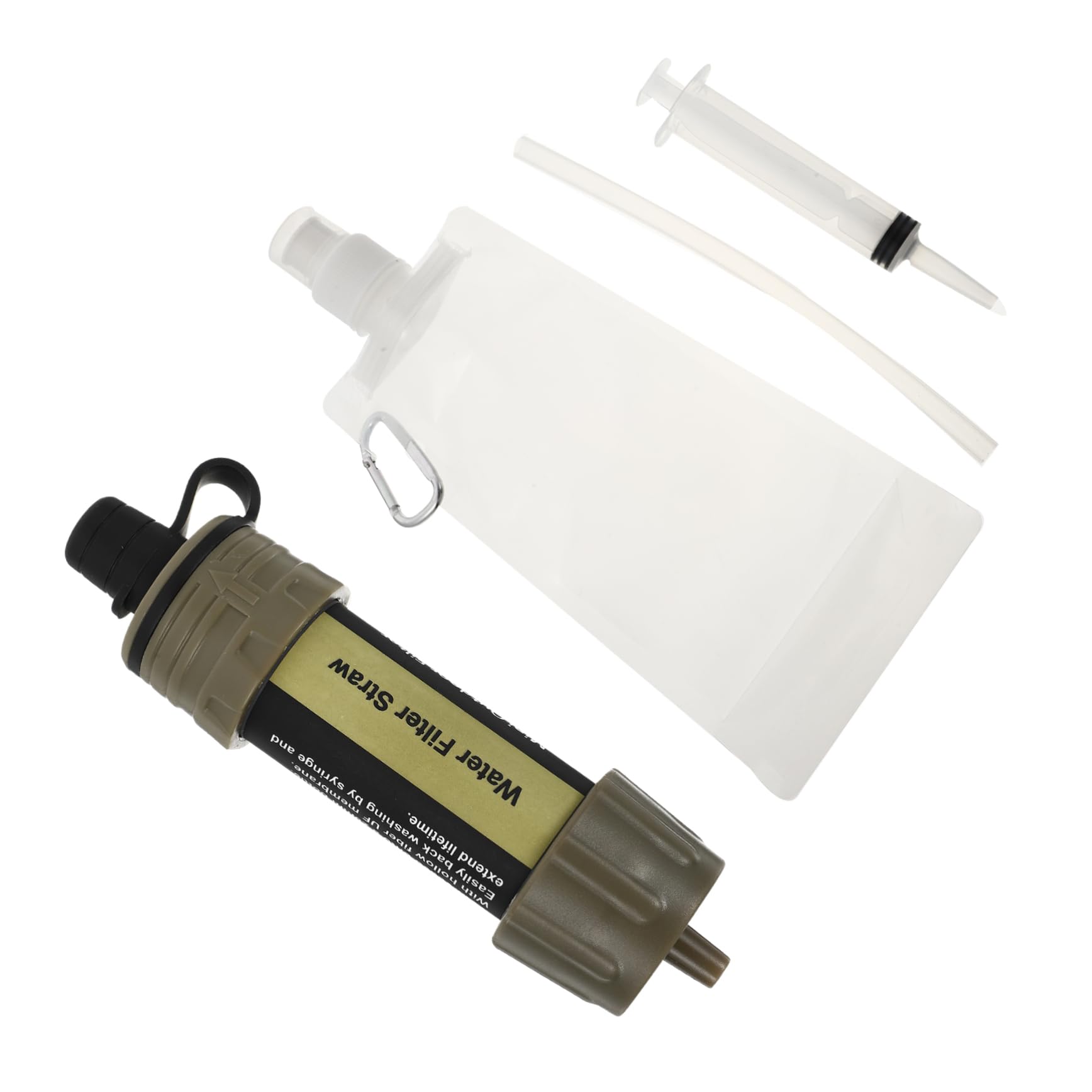 BESPORTBLE 2stücke Mini Wasserfilter Tragbarer Outdoor Wasserreiniger Für Camping Wandern Und Notfälle Filterkapazität Praktisches Zubehör Für Outdoor-aktivitäten