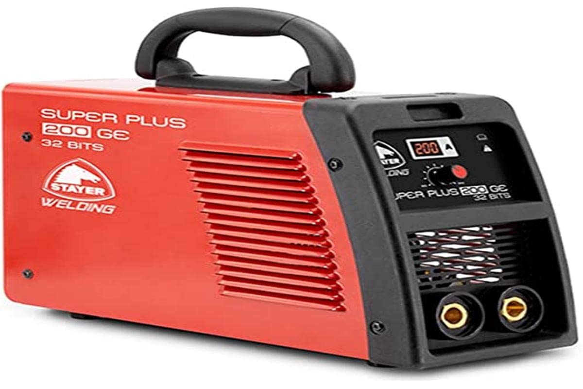 Equipo electrónico para soldadura por arco eléctrico de toda clase de electrodo recubierto. Con 200A. SUPER PLUS 200 GEK.