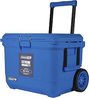 Coleman Pro Heavy-Duty 55 qt Wheeled Ultra-Light Cooler
