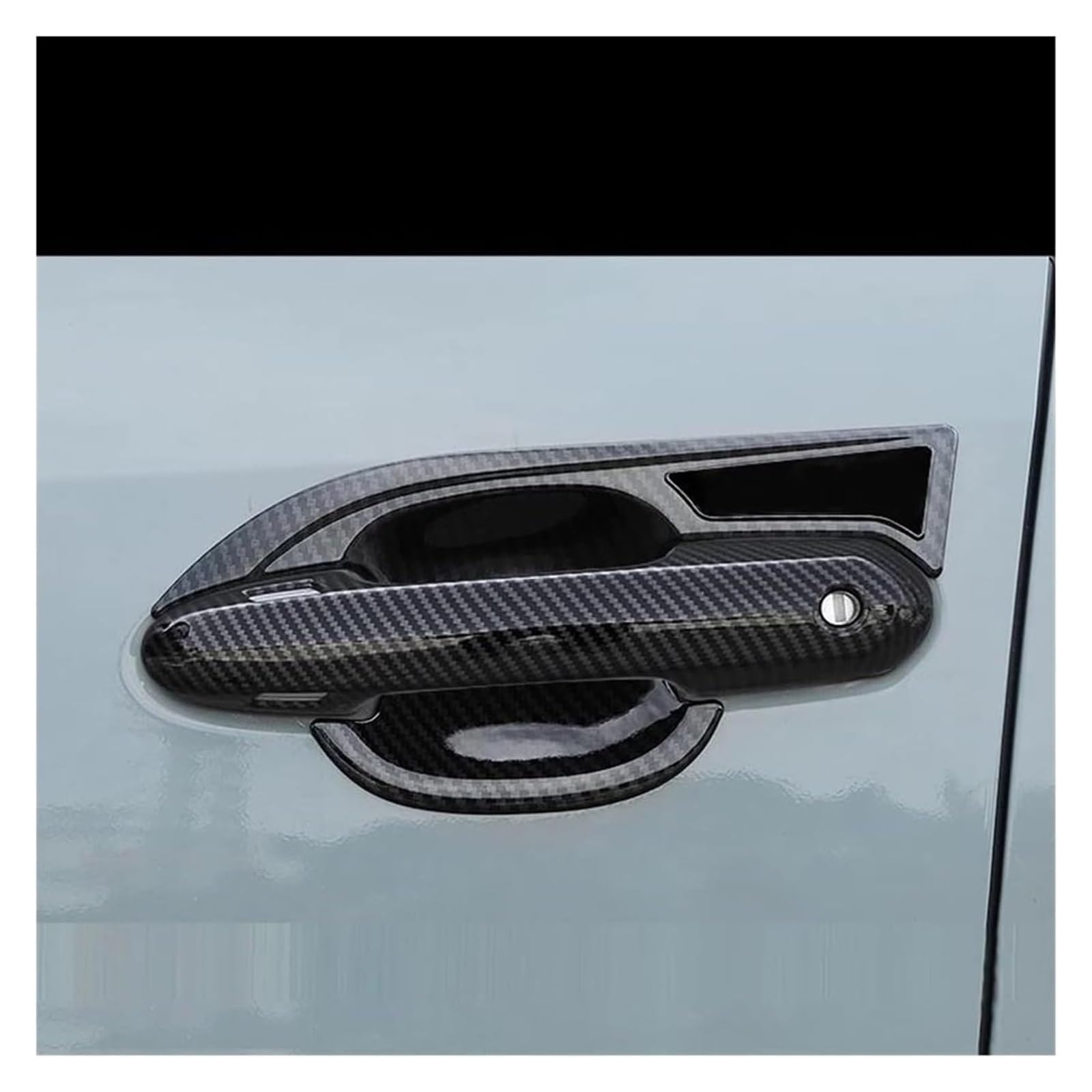 Qwqthgs One Color Car Exterior Door Handle Cap For Toyota For Sienna Rav4 Rav 4 Xa50 2021-2023 Car Accessories Lhd Outside Door Handle Cover Trim(D)